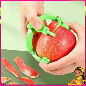 【Walmart】Multifunction Apple Peeler Corer Slicer Rotary Manual Hand Crank Fruit Peeling Tool for Kitchen Stainless Steel Blades Heavy Duty Suction Cup Base for Potato Pear Home Baking Pie No Battery