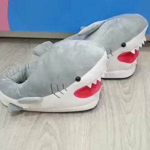 kids Toys2023 StarCraft Stitch Home Slippers Cartoon Animation Stitch Boys Winter Plush Insulated Cotton-Padded Shoes Children  Birthday Gifts