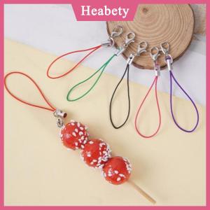 Heabety  50pcs Polyester dây tôm hùm Clasp điện thoại di động dây buộc dây cho Keychain thủ công handmade điện thoại dây đồ chơi tự làm đồ trang sức làm