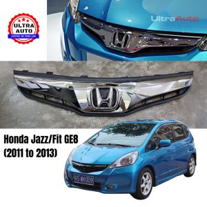 Honda Jazz/Fit (2011 to 2013) OEM RS Front Grill Grilles with Logo Emblem 2011 2012 2013