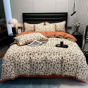 Janie Home/ Full Garterize Double Queen King Super 4in1 Bedsheet High Quality Bedding Set Duvet Cover