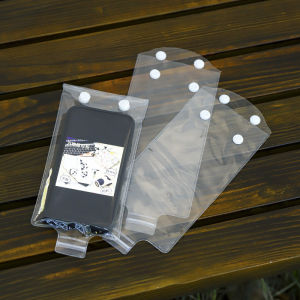 Transparent Waterproof Phone Bag Ultra Clear Touchscreen Clip Stand Multi Function Dry Bag Charging Hole Takeaway Rider Mobile Phone Rain Cover Waterproof Bag