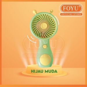 Kipas Angin Genggam Mini Fan USB Portable Hiasan Meja WarnaLucu