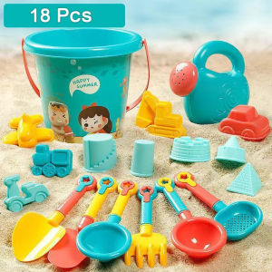 Childrens Beach Toys Seaside Toys Castle Bucket Sand Toys Stroller Digging Sand Tool Toy Car Beach Bucket Set
