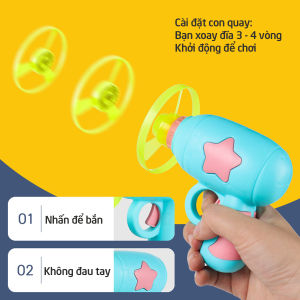 Máy Bắn Chong Chóng Phát Sáng Chuồn Chuồn Tre Đĩa Bay Phát Sáng Cho Bé