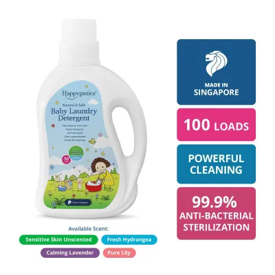 Happyganics Natural Baby Laundry Detergent - Unscented