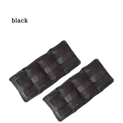 (2 Pcs x 0.5kg/ 1kg/1.5kg/2kg/3kg ) Ankle Weight Wrist Sand Bag Weight Sandbag Leg Adjustable Arm Leg Running Brisk Walk Exercise Sandbag