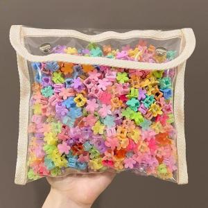 30/50pcs Mini Hair Clips for Baby Girl Cute Small Flower Small Hair Clamp Clip Hair Hair Accessories