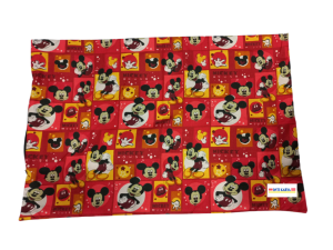 Urung bantal guling resleting obras mickey mouse katun import halus lembut untuk di isi kapuk dakron