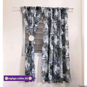 glamour curtains for window 6ft haba x 1.5m lapad/ many designs swipe left only/ home decor curtain