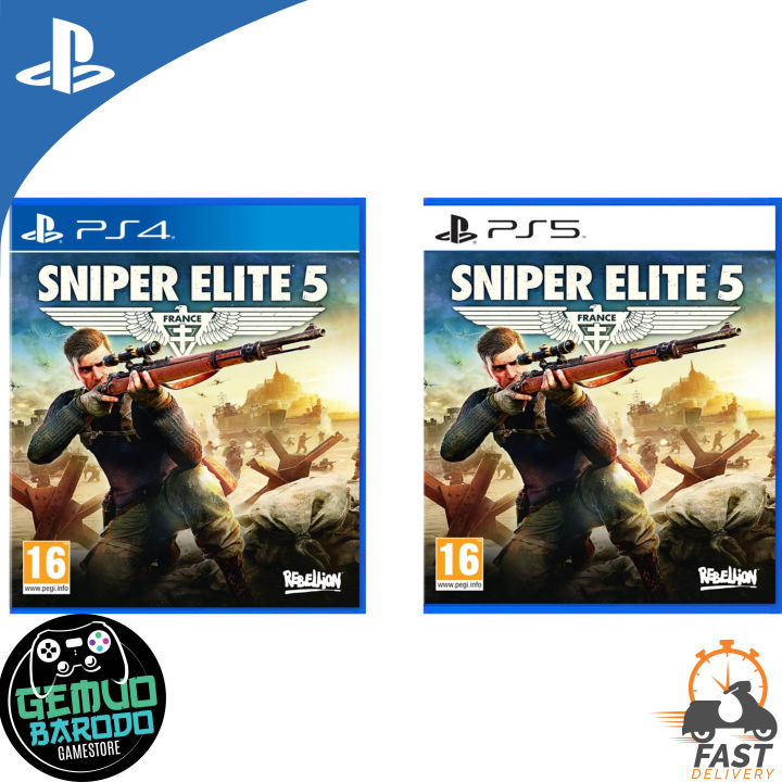 PS4 / PS5 Sniper Elite 5 Standard / Deluxe Edition(R2)(English/Chinese ...
