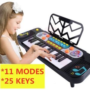 SR99. Kids Children 11 Modes 25 Keys Electronic Keyboard Piano Educational Musical Toy 电子键盘钢琴玩具