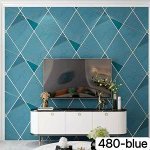 Luxury Marble Geometric Wallpaper Self Adhesive 10m*45cm Waterproof PVC Wall Sticker Home Decor