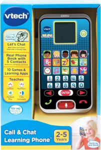 VTech Call and Chat Learning Phone - Black or Orange