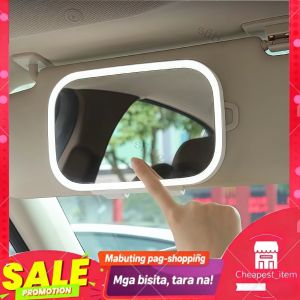 Adjustable LED Car Sun Visor Mirror – Anti-Glare Dimmable High Definition Perfect for Day & Night