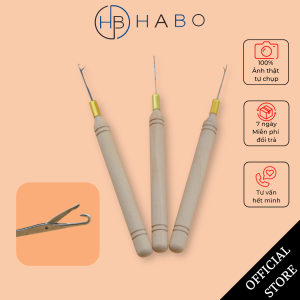 Cây nối tóc lông vũ dụng cụ nối tóc lông vũ dụng cụ tháo tóc lông vũ bằng gỗ