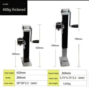 Hand-cranked Hydraulic Trailer Jack Screw Lifting Support Legs Agricultural Implement Hopper Stand
