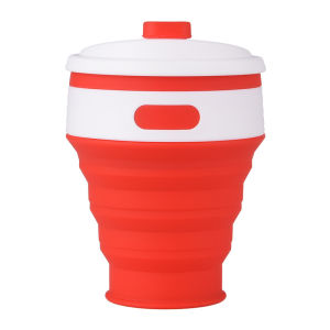 DXUU Gelas Lipat Silikon Portable Coffee Cup Anti Bocor 350ml