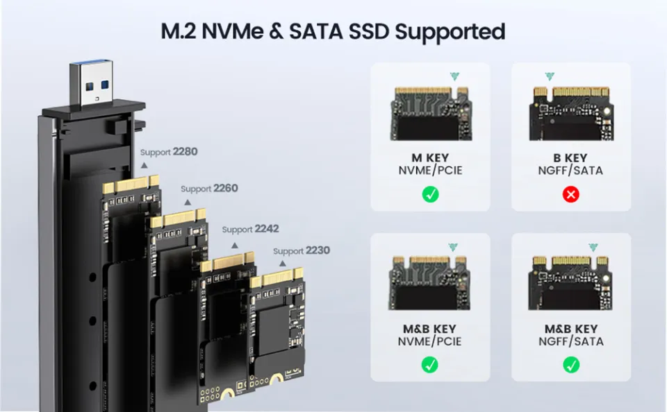 Mac Mini Yottamaster M.2 SSD Enclosure - USB 3.2 Gen 2 (10Gbps), Translucent Design, Compatible With NVMe & SATA SSDs Up To 2280 Yottamaster M2 Ssd Mac Mini Yottamaster M.2 SSD Enclosure - USB 3.2 Gen 2 (10Gbps), Translucent Design, Compatible With NVMe & SATA SSDs Up To 2280 Yottamaster M2 Ssd