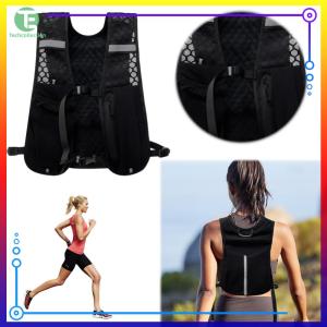 Sports Water Bottle Carrier Vest Lightweight Nylon Breathable Design for Runners and Cyclists