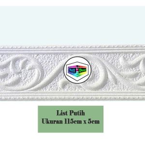 WD Wallpaper List Putih Wall Paper Wallpaper Wallborder Foam 3D Stiker