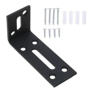 Sturdy L-Shaped Shelf Brackets 60x120mm 40x80mm Cold Rolled Steel Construction Bracket Durable Corner Brace