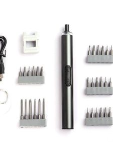 QBLADE Obeng Battery Screwdriver Set 10002 Abu Abu