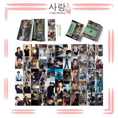 55pcs CORTIS《THE 2ND EP》Green Group LOMO Card Set Collection Kpop Ahn Keon Ho James Kim Ju-hoon Martin Seonghyeon Photocard Kad Foto 10pcs