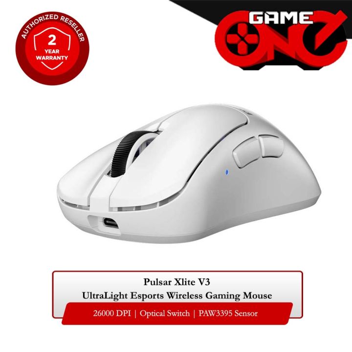 Pulsar Xlite V3 Medium UltraLight Esports Wireless Gaming Mouse 