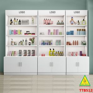 TỦ TRƯNG BÀY SẢN PHẨM GỖ MDF CAO CẤP MẪU TTB512 - NỘI THẤT LẮP RÁP VIENDONGADV