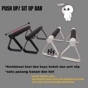 Parallettes Push Up Bar Besi Anti Slip