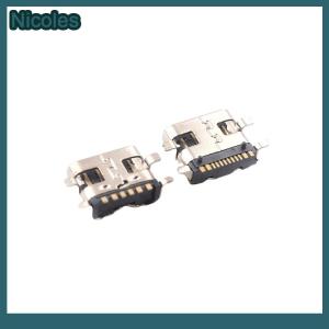 [Nicoles] 100PCS Box 10Models Type-C USB Charging Dock Connectors Mix 6Pin And 16Pin Use For Phone And Digital Product Repair Kit