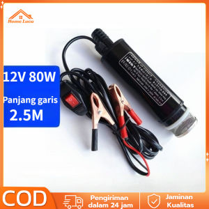 Pompa Air Celup 51mm Black Dengan Filter DC 12V Irigasi Draine Pump