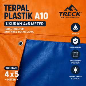 Terpal Plastik A10 4x5 Meter Tebal Premium Anti Air dan Tahan Lama