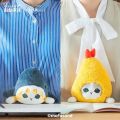 Sonny angel Posture Pal Mofusand Shark Meow / Shrimp Meow Plush doll anti-humpback doll. 