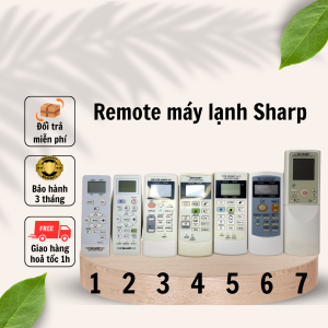 Điều khiển điều hoà Sharp Inverter remote máy lạnh Sharp Inverter bảo hành 3 tháng