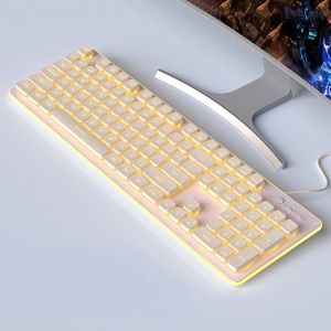 Bàn Phím LED LANGTU L1 chống ồn siêu đẹp cho máy tính laptop