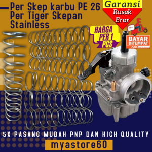 (COD) Per Skep Karbu PE 26 Pir Skep Karburator Carbu Carburator Nsr 26 PE26 Nsr26 High Quality Stainless Anti Slek Dan Karat