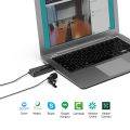 Fifine K053 USB Lavalier Lapel Microphone, Clip-on Cardioid Condenser Computer Mic Plug and Play USB Microphone with Sound Card for PC and Mac-K053 FIFINE. 