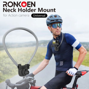 Silicone Neck Hold Chest Mount for GoPro Hero 13/12/11 Insta360 DJI Osmo Action 4/5 Pro Action Camera Accessory