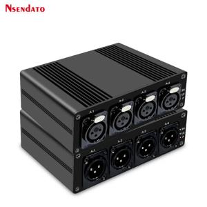 4 Channels XLR Balanced Audio Fiber Optical Extender Over Optical Fiber 20km XLR Balanced Audio Transmitter and Receiver Kit