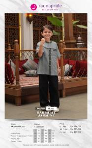 RAUNA Sarimbit Keluarga Jasmine / SR - 09 Hijau / Fashion Muslim