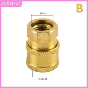 JCSYFAC High Pressure Washer Connector Adapter 1 4 Female Quick Connect M14x1.5 Thread