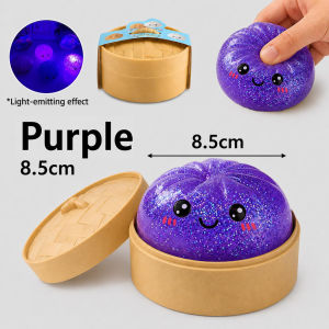 Glitter Dumpling Squishy Toys For Kids Giant Squishy Toys For Girls Squeeze Toys For Kids Slow Rising Squishy Toy Stress Relief Fidget Toy Soft Cute Gift Sensory Toy