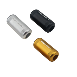 Audios Cable Rings Aluminum Alloy Construction Speaker Cable Connectors for DIY Audios Projects