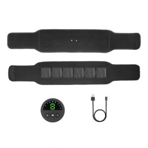 Hengfa Lina 健身腹肌6 Modes EMS Wireless Trainer ABS Muscle Stimulator Myostimulator Body Fitness Electric Weight Loss Slimming Massager Belt