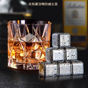 Đá lạnh vĩnh cửu Inox 304 cao cấp (hộp 8 viên tặng kẹp gắp)