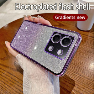 Vỏ điện thoại cho Redmi Note 13 / Redmi Note 13 Pro / Redmi Note 13 Pro cộng với Ốp điện thoại mềm kim tuyến trong suốt mạ điện sang trọng