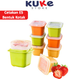KUKE CETAKAN ES BATU SEGI JUMBO PENUTUP / PENCETAK JELLY PUDDING COKELAT SERBAGUNA / ICE MOULD CUBE