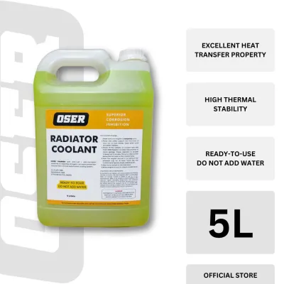 OSER Lumi Antifreeze Radiator Coolant 5 Liters | Ready-To-Use